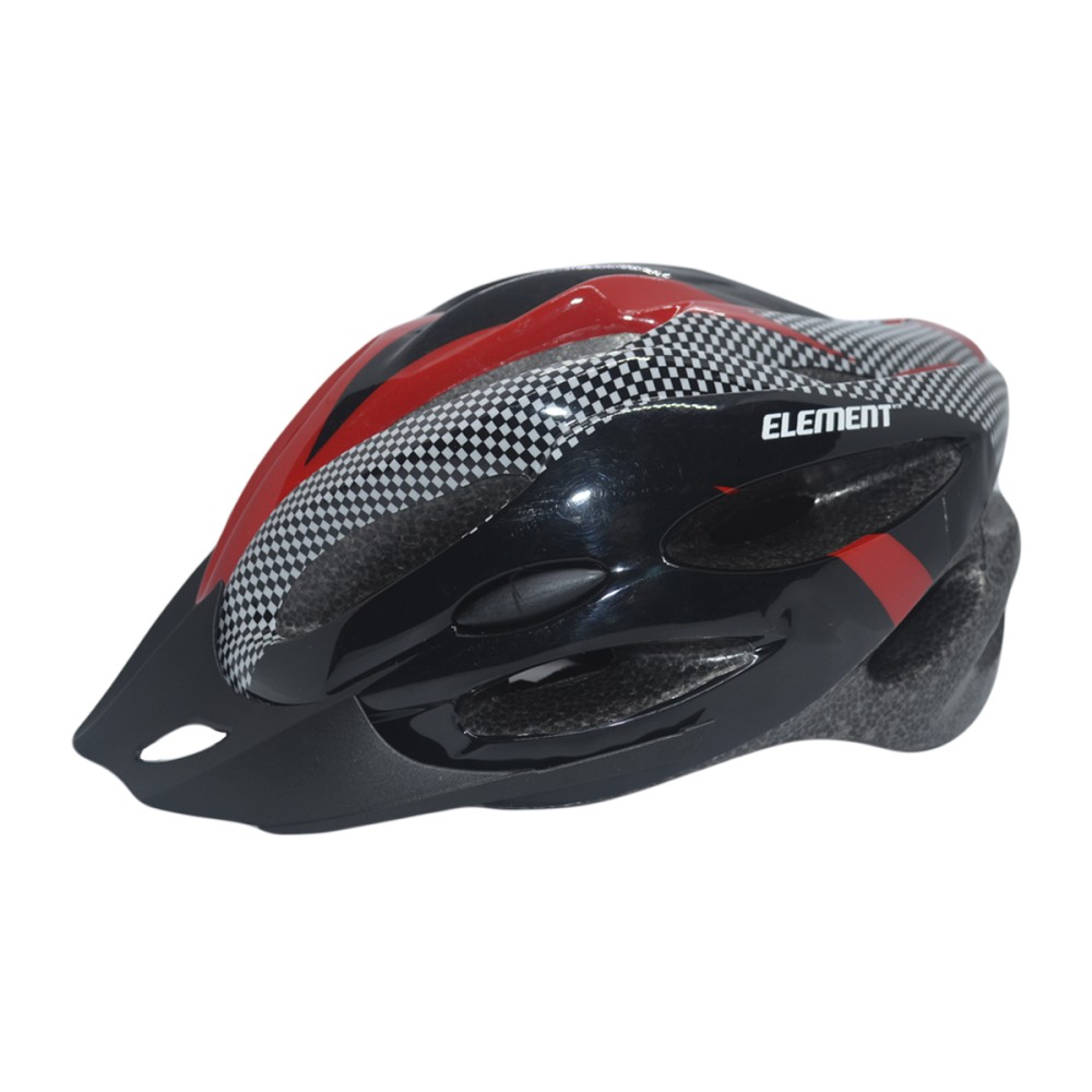 Capacete Ciclismo Element DG-013 C/ Led Adulto Grande Vermelho Capacete Ciclismo Element DG-013 C/ Led Adulto Grande Vermelho