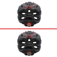 Capacete Ciclismo Element DG-013 C/ Led Adulto Grande Vermelho