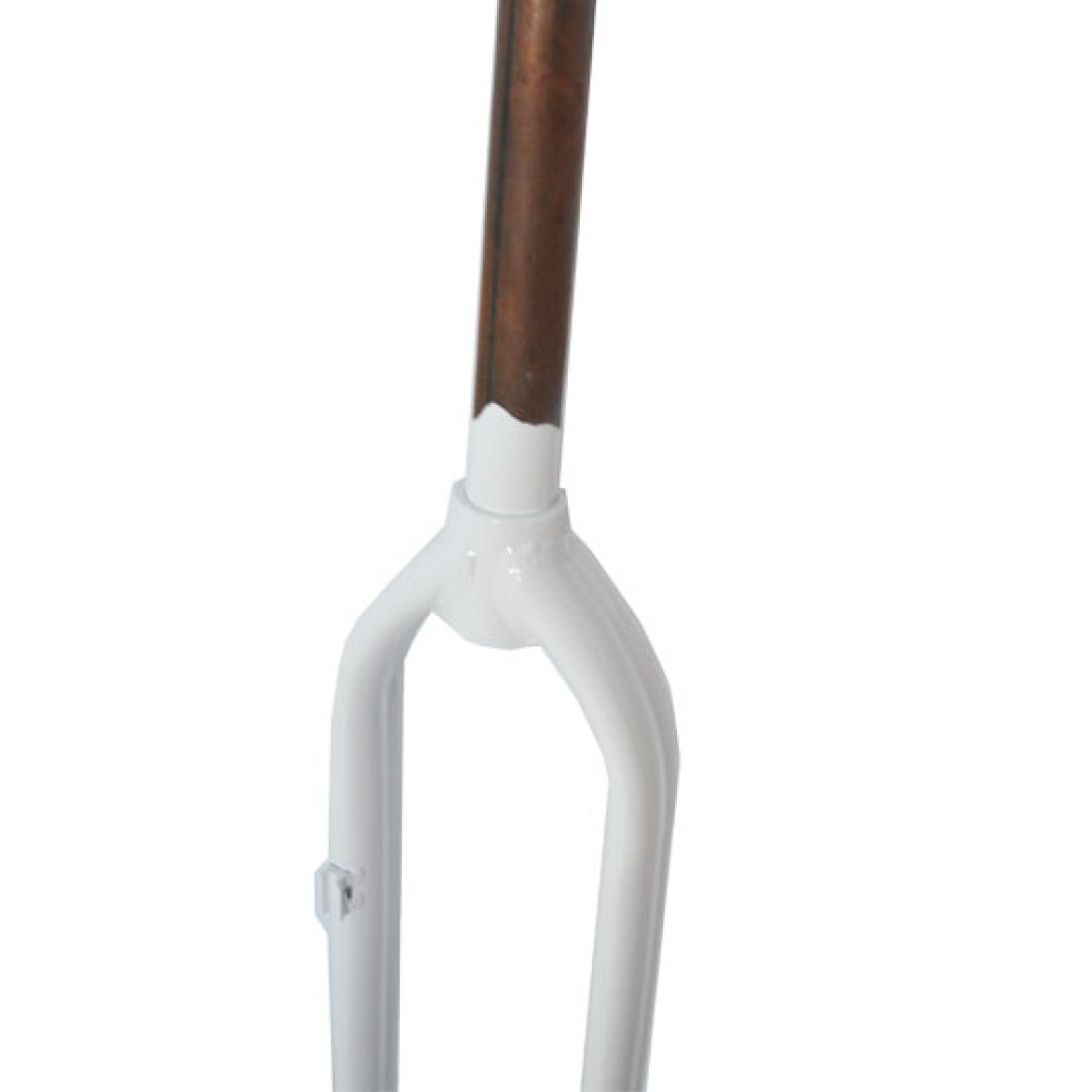 Garfo 29 MTB Disco Rigido Monaco Ahead Set Aluminio Branco Garfo 29 MTB Disco Rigido Monaco Ahead Set Aluminio Branco