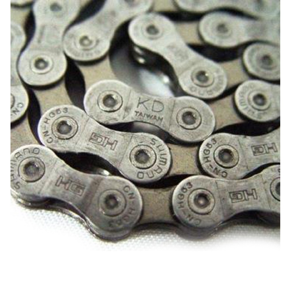 Corrente 1/2x11/128 Fina Index HG53 114L 9v Cinza